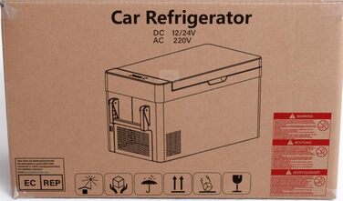 Компресорний кулер автомобільний електричний кулер портативний кемпінговий холодильник з ручкою 12V 240V міні-холодильник для авто