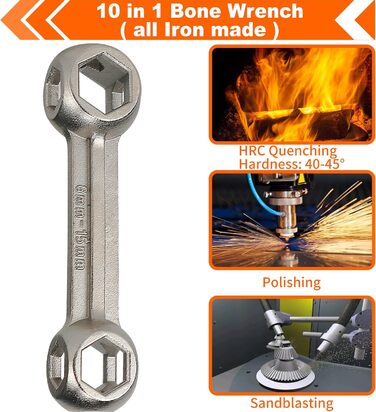 Інструменти для велосипеда MatyKit для накачування CO2 та комплект ключів із заліза