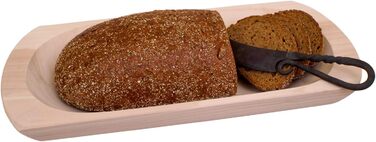 Бойовий купець - Середньовічна дерев&39яна чаша - 45x23x6,5 см - Дерев&39яна чаша - Середньовічний - Табір - Дерев&39яна чаша