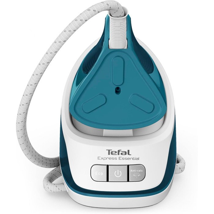 Парова прасувальна станція 5,2 бар Паровий удар 280 г / хв. Безперервна подача пари 120 г/хв. Технологія Calc Clear Підошва Xpress