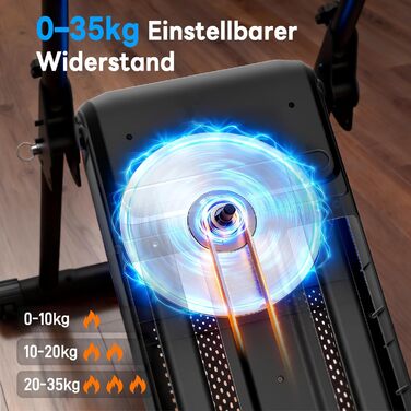 Магнітний степер HXD-ERGO 2025 для домашнього використання, тихий складаний степер для сходів з регульованою рамою та кутом нахилу педалей, домашній тренажер для тренувань усього тіла (темно-сірий)