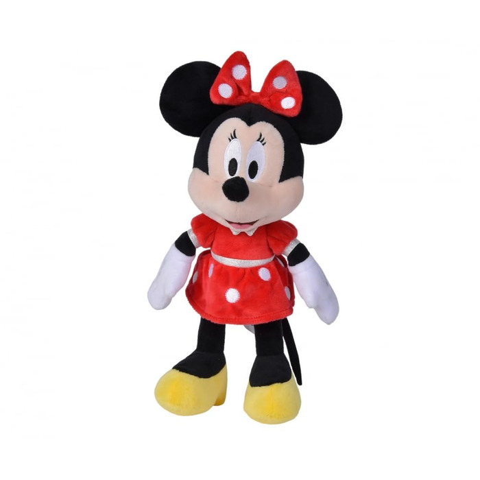 М'яка іграшка Disney Мінні Маус, 25 см, у червоній сукні, для немовлят з перших місяців життя, 6315870226 -