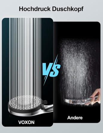 Лійка для душу високого тиску з 10 режимами, водозберігаюча душова лійка, лійка для підвищення тиску води, потужний струмінь для очищення ванни, плитки, домашніх тварин. Лійка для душу (10 режимів)