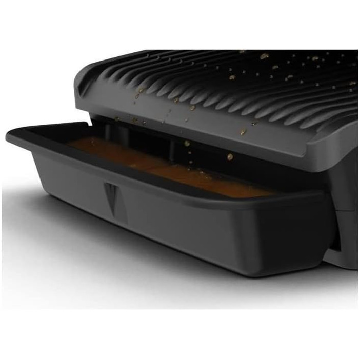 Електричний гриль Tefal Optigrill GC750D Elite для внутрішнього та зовнішнього використання Автоматичний датчик гриля Інтуїтивно зрозумілий посібник Швидке ущільнення 12 автоматичних програм 2000 Вт