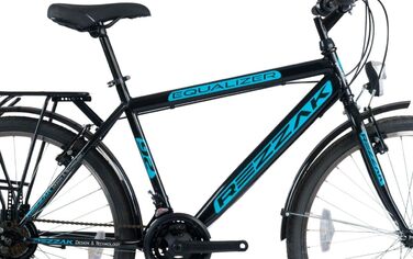 Дюймовий велосипед, чоловічий велосипед, велосипед для хлопчиків, дитячий велосипед, міський велосипед, 21 передача, чорний/синій, НОВИЙ -046, 26-