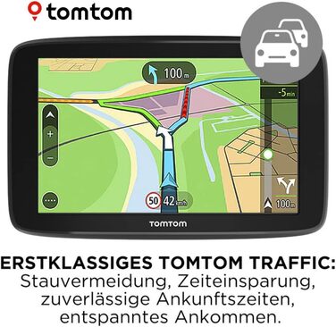 Навігаційний пристрій TomTom GO Basic (5 дюймів, уникнення заторів завдяки TomTom Traffic, оновлення карт Європи, оновлення через WiFi) GO BASIC 5&39 EU45 T Black 5 дюймів Single