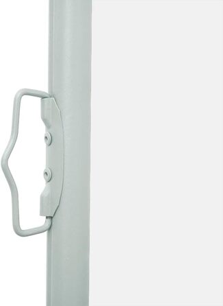 Розсувний бічний тент, сонцезахисний тент, екран для конфіденційності, вітрозахисний екран, бічна рулонна штора, тент для бічної стіни для балкону, саду та тераси, 100x300 см, кремовий