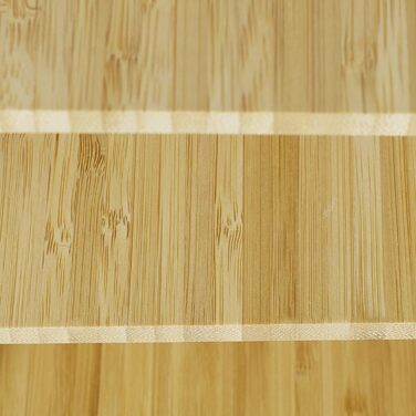 Бамбуковий лоток для документів Relaxdays, 3 відділення, штабелюється, лоток DIN A4 для офісу та столу, лоток для листів, натуральний одинарний