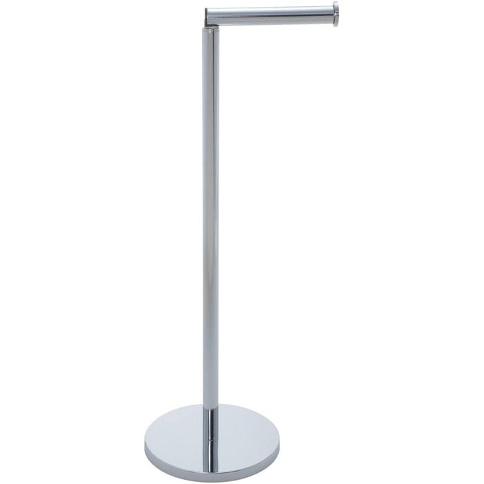 Підставка для туалетного рулону 2в1, нержавіюча сталь срібляста