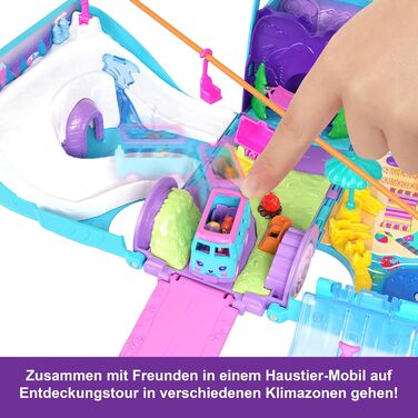 Ігровий набір Polly Pocket Пригоди з домашніми улюбленцями кемпер-трансформер