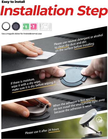 Для Magsafe Автомобільний тримач з функцією зарядки Magsafe Зарядний пристрій Автомобільний магніт для мобільних телефонів Автомоб