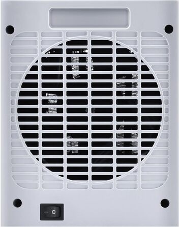 Керамічний вентилятор-обігрівач 30 м Біло-сріблястий 1800 Вт Вентилятор-обігрівач Керамічні нагрівальні елементи, 4