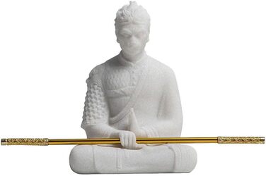 Мавпа Король Статуя Sun Wukong Фігурка Смола Мавпа Будда Скульптура Фен-шуй Підвіска для домашнього офісу Робочий стіл Прикраса приладової панелі автомобіля