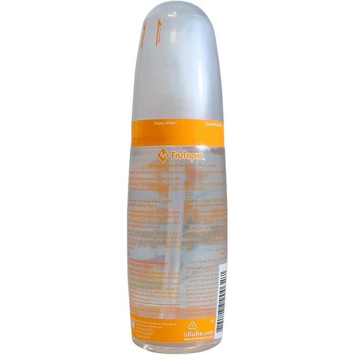 Зволожувальний гель ID Frutopia на водній основі, зі смаком манго, 100 мл