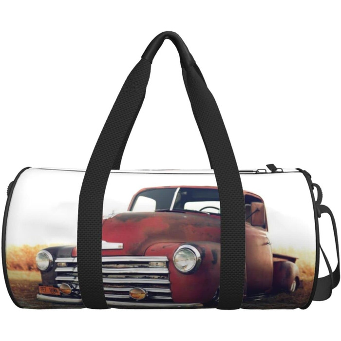 Універсальна дорожня сумка, спортивна сумка для чоловіків та жінок, червоний вантажний автомобіль, мішок для подорожей, спортивна сумка