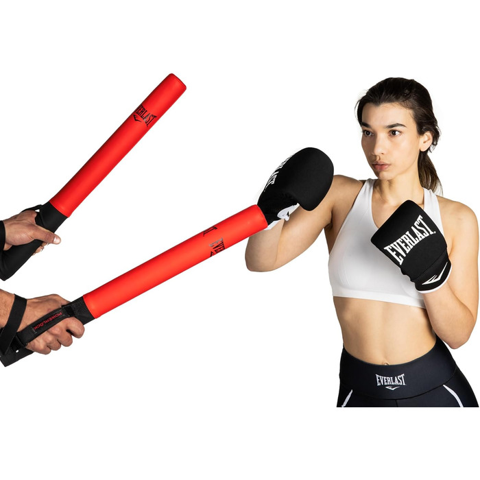 Тренувальні клюшки для боксу Powerlock для дорослих, червоні, один розмір
