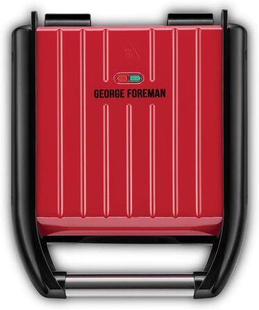 Розмір 24х17см - на 3 порції Compact Steel Red (для м'яса, риби та овочів, паніні та бутербродниці, зменшує до 42 жиру)25030-56 Компактний одинарний