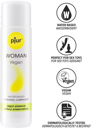 Водний гель-лубрикант pjur WOMAN Vegan, 100 мл