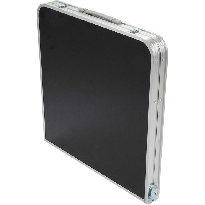 Складаний багатофункціональний стіл, багатоцільовий стіл, кемпінговий стіл, розкладний стіл, ринковий стіл, стіл з регульованою висотою для обклеювання шпалерами, бічний столик для кемпінгу в саду для фестивалів та ринків (чорний 120 x 60 см)