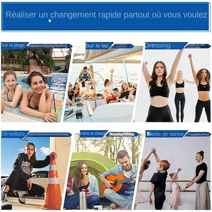 Портативний, компактний намет для вулиці, що розкладається, для подорожей та заходів, забезпечує миттєву приватність для човнів, танцюристів тощо.