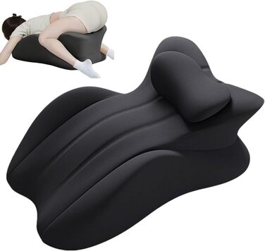 Ергономічна клиноподібна подушка для лежання, подушка для ліжка для сидіння, полегшення болю в спині, шиї та ногах, проти хропіння, ідеально підходить для масажу, читання, сну, розблокування сексуальної пози, виправлення болю та дискомфорту в тілі