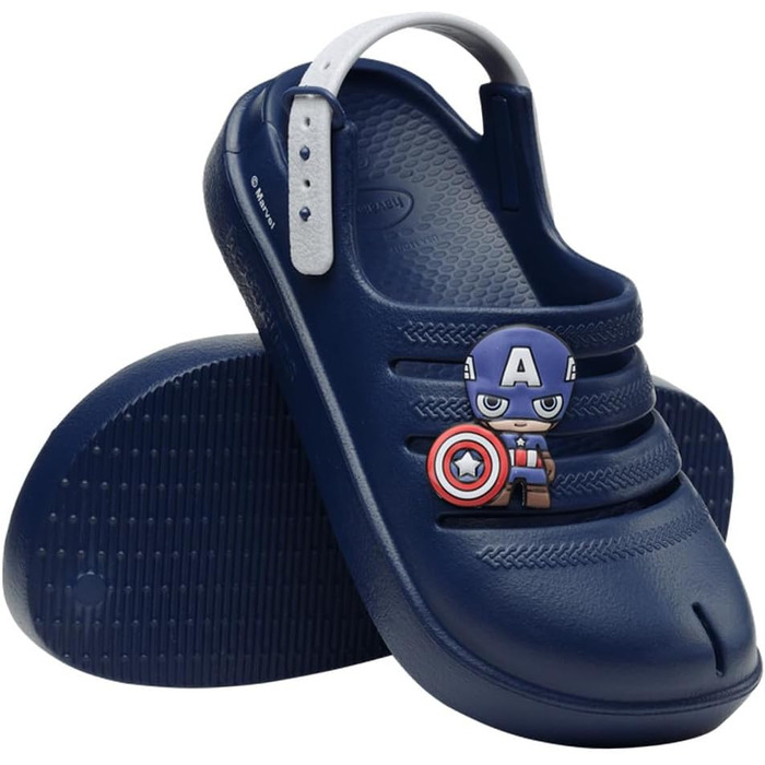 Дитячі сабо Havaianas Unisex Kinder Marvel, 12/13, темно-сині