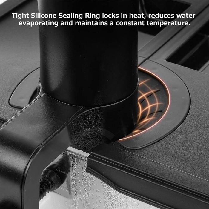 Контейнер Sous Vide з кришкою Контейнер Sous Vide зі стійкою 11 л для плити Sous Vide Stick кількох брендів підходить багатофункціональний дводверний прозорий полікарбонат без BPA