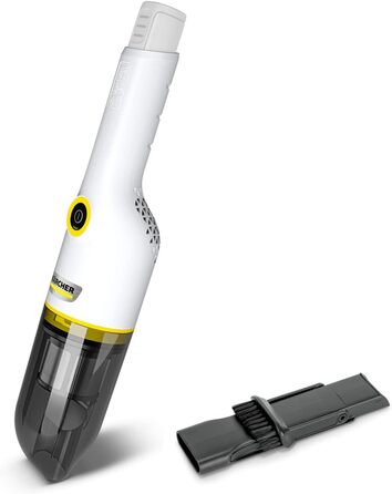 Акумуляторний ручний пилосос Krcher CVH 2-4, компактний і легкий пилосос для швидкого використання, контейнер для пилу 0,15 л, ваг