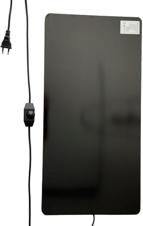 Інфрачервоний обігрівач для столу 200 Вт, що встановлюється під стіл самоклеюча нагрівальна панель для столу та столу Зігріває ноги, регульована яскравість, інфрачервоне випромінювання понад 60 Durensa