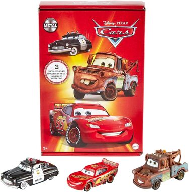 Радіаторні пружини Disney Pixar Cars 3 пакети, популярні литі під тиском транспортні засоби, іграшка від 3 років HBW14 Блискавка М