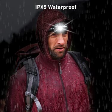 Світлодіодний налобний ліхтар Blukar акумуляторний, супер яскравий налобний ліхтар 1300 люмен з 7 режимами освітлення, датчиком ру