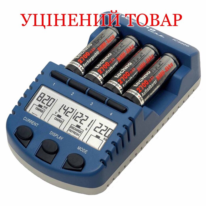 Зарядний пристрій Technoline BC1000 SET + аккумулятори (BC1000) Discounted