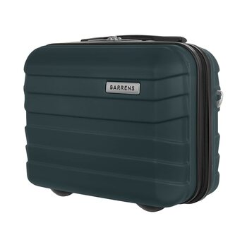 Косметичка BARRENS Дорожній футляр з ручкою Ручна поклажа Кріпиться до валізи або можна носити через плече Матеріал ABS 335x18 см 17 л Зелена косметичка - Маленька зелена