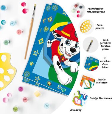 Розмальовка за номерами Paw Patrol для дітей 5-7 років Одноразова, 20286 - Paw Patrol -