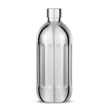Пляшка для води Aarke To-Go з нержавіючої сталі для негазованих та газованих напоїв, сумісна з Carbonator Pro, з подвійними стінками та вакуумною ізоляцією, герметична та придатна для миття в посудомийній машині, 800 мл