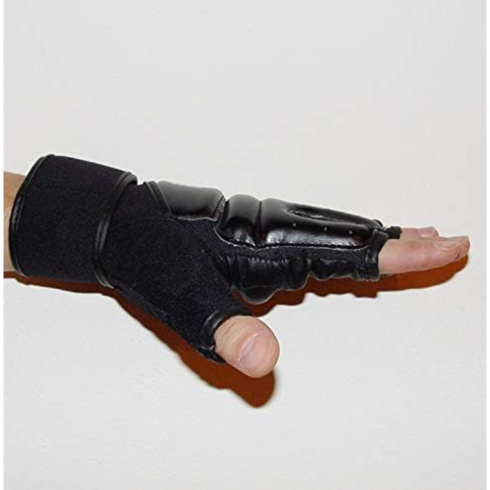 ММА, крав-мага, професійні рукавички від BAY - професійна якість - високоякісне виготовлення - бокс, тренування, боксерська груша, вільний бій, греплінг, бойові мистецтва - захист рук - боксерські рукавички, комплект, чорні, розмір S