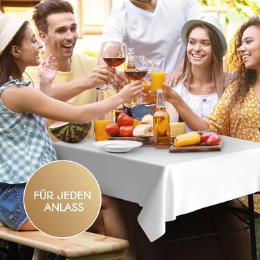 И скатертина біла пластикова - скатертина на вулицю - скатертина атмосферостійка - скатертина пивна набір - скатертина день народж