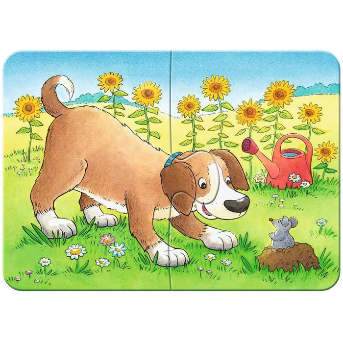 Дитячий пазл Ravensburger - 06951 Cute Pets - My First Puzzle with 2,4,6,8 elements - Пазл для дітей від 2 років