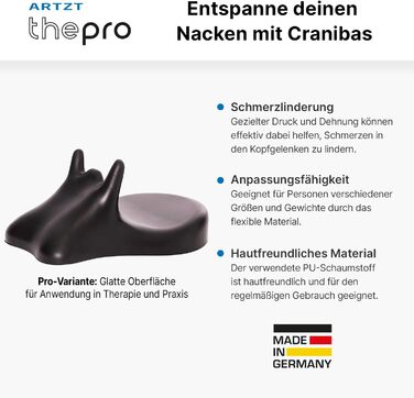 Подушка для шиї Cranibas Ортопедична подушка для розслаблення шийного відділу хребта Ергономічна подушка для зняття болю в шиї Подушка для підтримки шиї та регенерації Професійна подушка для шиї