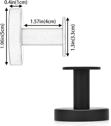 Настінні гачки для ванної кімнати, гачки для одягу, гачки для рушників, настінні, 4 шт., чорні аксесуари, надміцні, вішалка для капелюхів, вішалка для одягу, чорний, 9777B-4