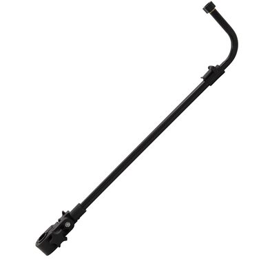 Підставка для годівниці MIKADO 65-100 см телескопічна для ніжок 25-36 мм та 20-25 мм, алюмінієва, чорна, рибальське спорядження, риболовля