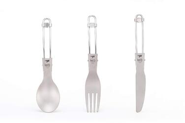 Набір складних столових приборів Keith Titanium Ti5300 з 3 предметів 18-та річниця Keith Ексклюзивна ціна