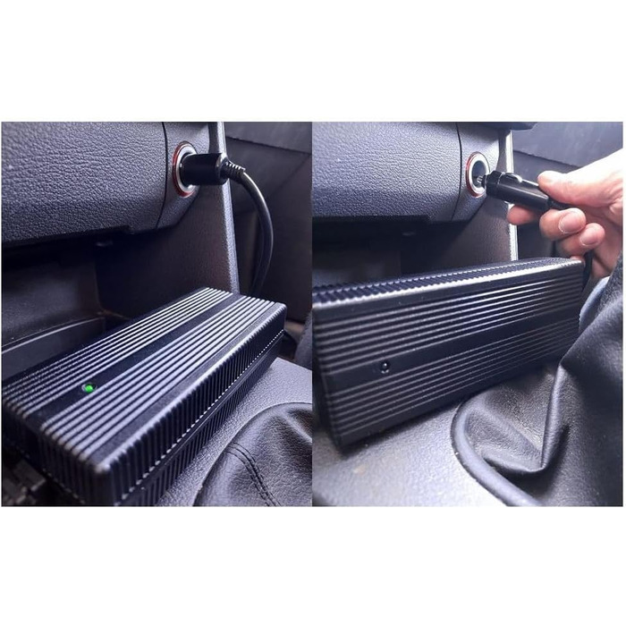 Автомобільний зарядний пристрій Enerpower DC-DC 12V-24V Li-Ion до 14.4V 4A XLR-3 для 12V LiFePo4, AGM акумуляторів для автофургонів, човнів, вантажівок тощо (Crocodile)