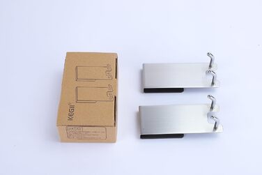 Настінні гачки для душу Kegii - настінні гачки для душу без свердління набір з 2 шт. з гумовим захистом тримач для рушників-скребк