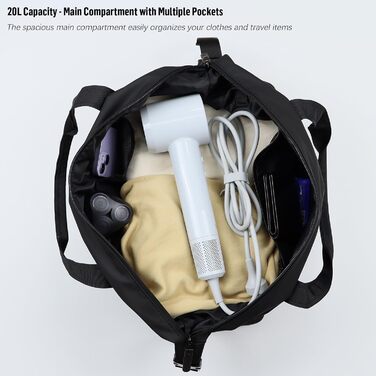 Дорожня сумка Ryanair для ручної поклажі 40x20x25, водонепроникна шкіряна дорожня сумка з ремінцем на плече