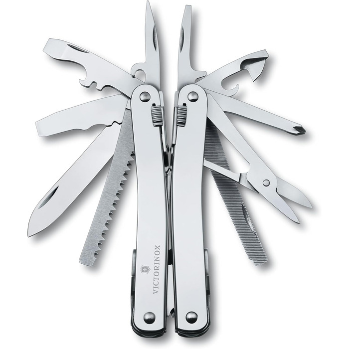 Багатофункціональний інструмент VICTORINOX Swiss Tool Spirit X, 24 функції, мультитул з фіксуючим лезом і комбінованими плоскогубц