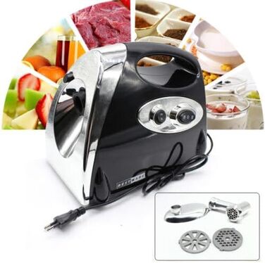 Електрична м'ясорубка для м'яса Фарш для ковбас Ковбасокрутка Нержавіюча сталь Зручно і тихо на кухні для овочів Риба та інші прод