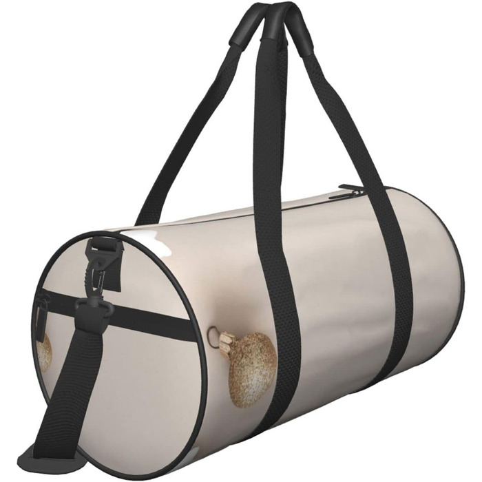 Дорожня сумка-циліндр, білий зірковий принт та зоряний декор, спортивна сумка для чоловіків та жінок, сумка-мішок, спортивна дорожня сумка