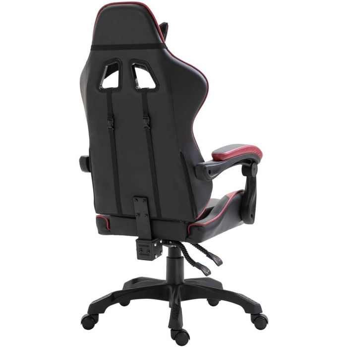 Ігрове крісло, офісне крісло, ігрове крісло, обертове крісло, робоче крісло, бордова штучна шкіра