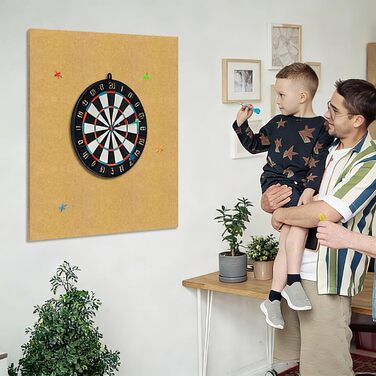 Настінний захисний екран для мішені для дартсу, фетровий настінний захисний екран для мішені для дартсу, самоклеючий зрощений настінний екран, задня фетрова плитка для мішені для дартсу, коркова подовжена квадратна дошка для дартсу - 9 шт.